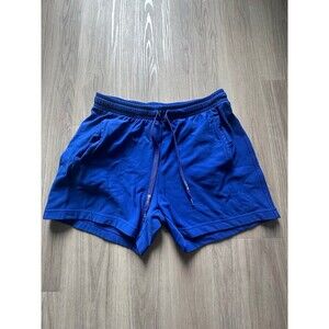 Ethika Women’s‎ Shorts Size Small Polyester Elastane Blue Drawstring Pockets